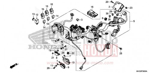 FAISCEAU DES FILS CMX500AH de 2017